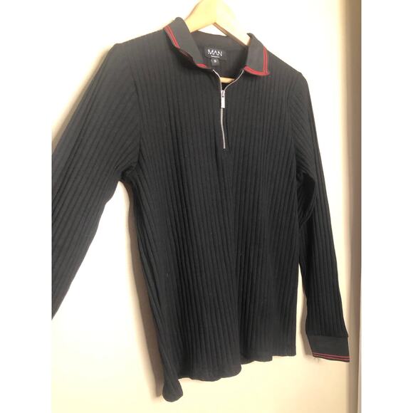 Man BoohooMan Men Black Shirt Size Small - Picture 3 of 11